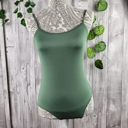 Maillot para ballet verde oliva