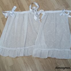 Delantal de huertana blanco