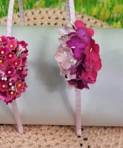 Diadema de flores huertana