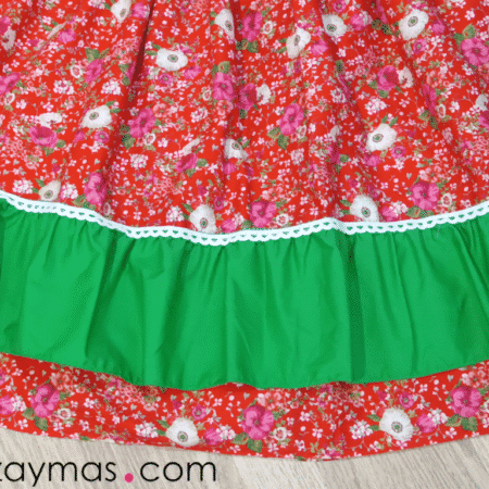 Zagalejo niña volante verde