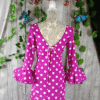 Traje de feria fucsia lunar