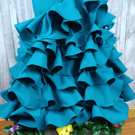 Traje de flamenca verde 