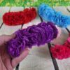 Tiara flamenca con claveles