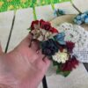 Peineta con flores silvestres