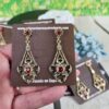 Pendientes de huertana para traje regional