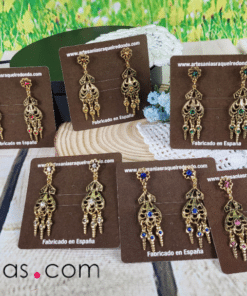 Pendientes para el traje regional