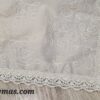Delantal niña beige flores