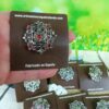 Broche redondo plata vieja