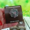 Broche redondo plata vieja