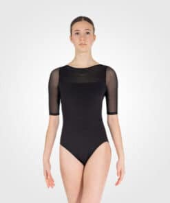 Maillot danza negro Dansez-Vous Angel frontal