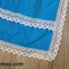 Delantal para huertana turquesa