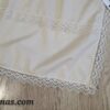 Delantal regional algodón beige