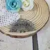Broche pequeño abanico