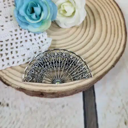 Broche pequeño abanico