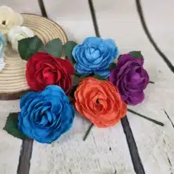 Flores de flamenca para niña de colores