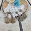 Pendientes de flamenca oro viejo