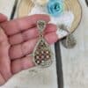 Pendientes de flamenca oro viejo