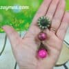 Pendientes de flamenca metal
