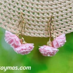 Pendientes de flamenca flor