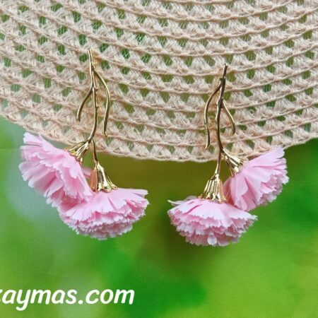 Pendientes de flamenca flor