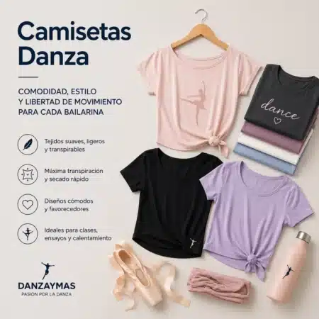 Camisetas de danza