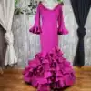 Traje flamenco buganvilla para mujer con volantes