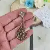 Pendientes regionales filigrana dorada con cristales brillantes