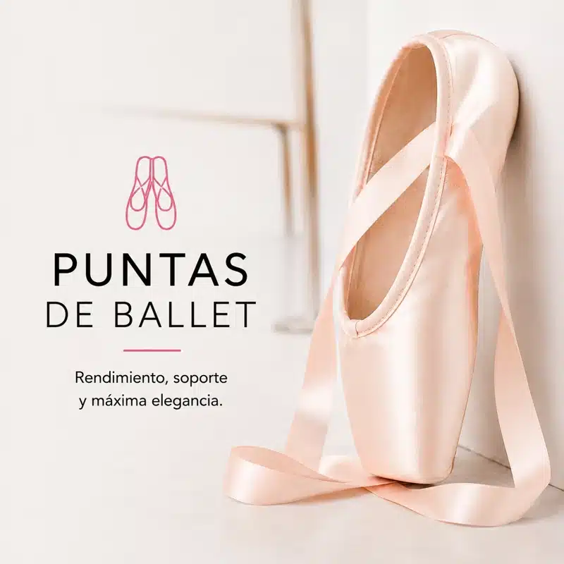 Puntas de ballet profesionales para estudiantes y bailarinas avanzadas