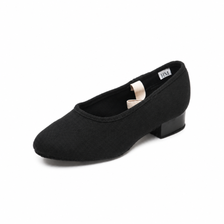 Zapatos de carácter Sansha Polka CS23 negros con tacón de 2,5 cm