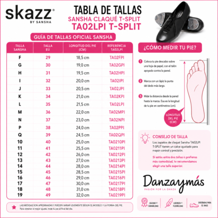 Zapatos Claqué Sansha T-SPLIT 2686 - Imagen 2