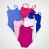 Maillot ballet básico de licra mate para niña y adulta en varios colores