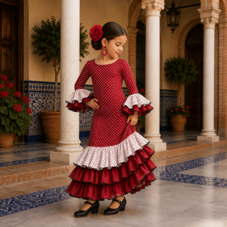 Trajes de flamenca para niña