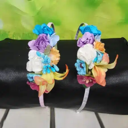 Diadema de flores huertana