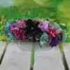 Flores en peineta mediana