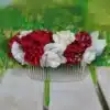 Flores en peineta mediana
