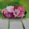Flores en peineta mediana