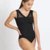 Maillot de danza Intermezzo Meryl negro con tul