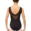 Maillot de danza Intermezzo Meryl negro con tul