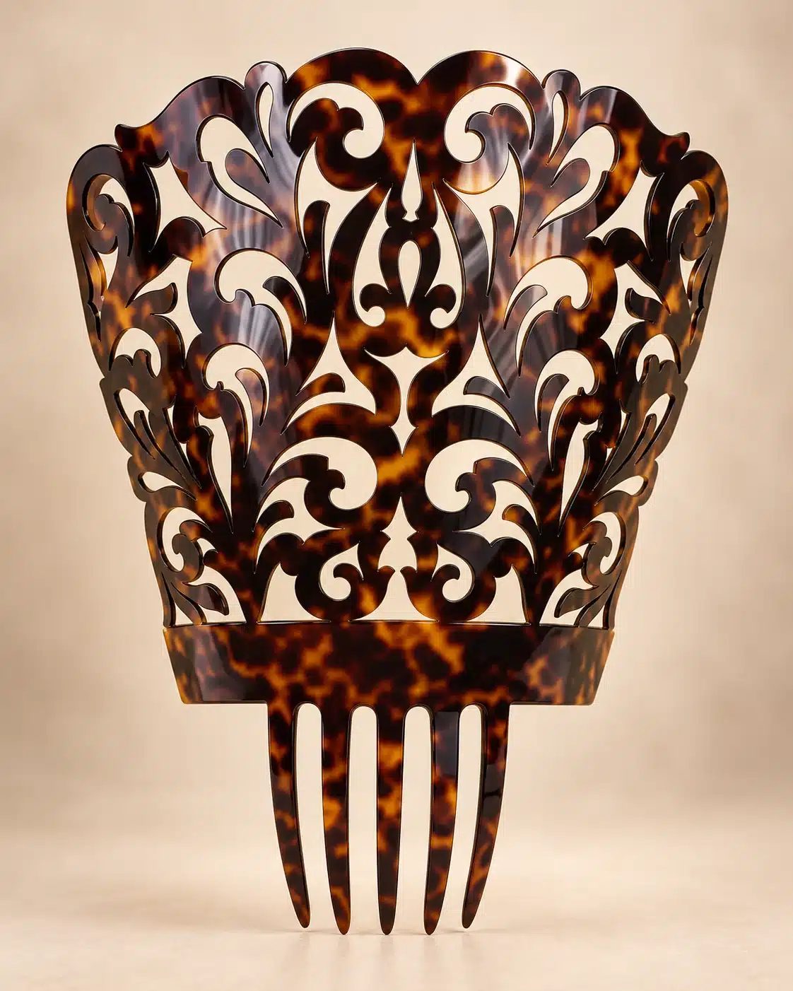 Teja de manola de carey para mantilla